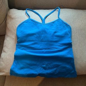 Lululemon Blue Tank Cropped - Size 6